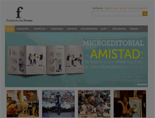 Tablet Screenshot of fundacionlafuente.cl
